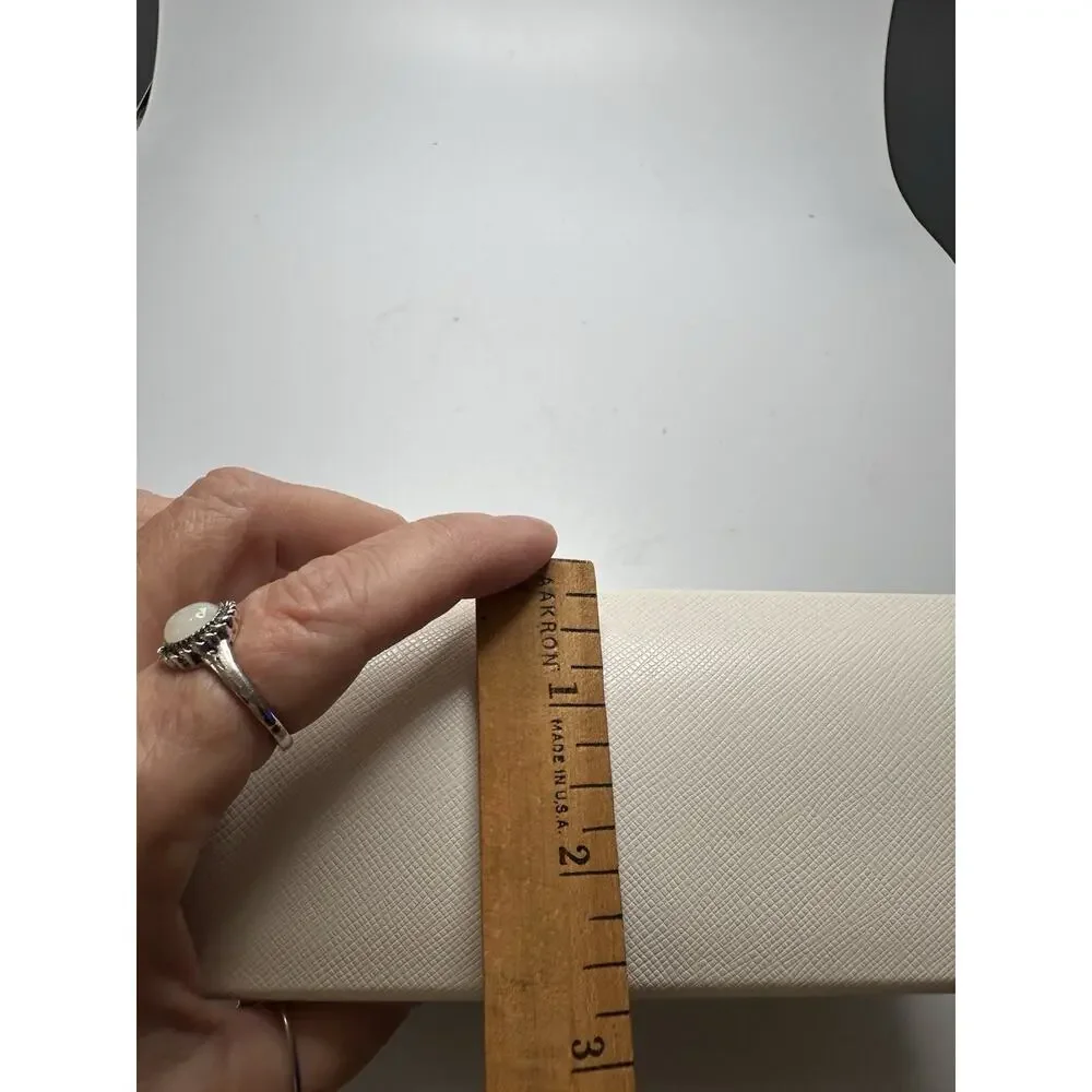 Michael Kors Authentic‎ Hard Eyeglasses Sunglasses Case White Snap